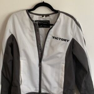 motorcycle Women's Bomber Jacket - Black and White